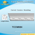 Plastic Waterproof PU Cornice Mouldings for House Design with Best Stability